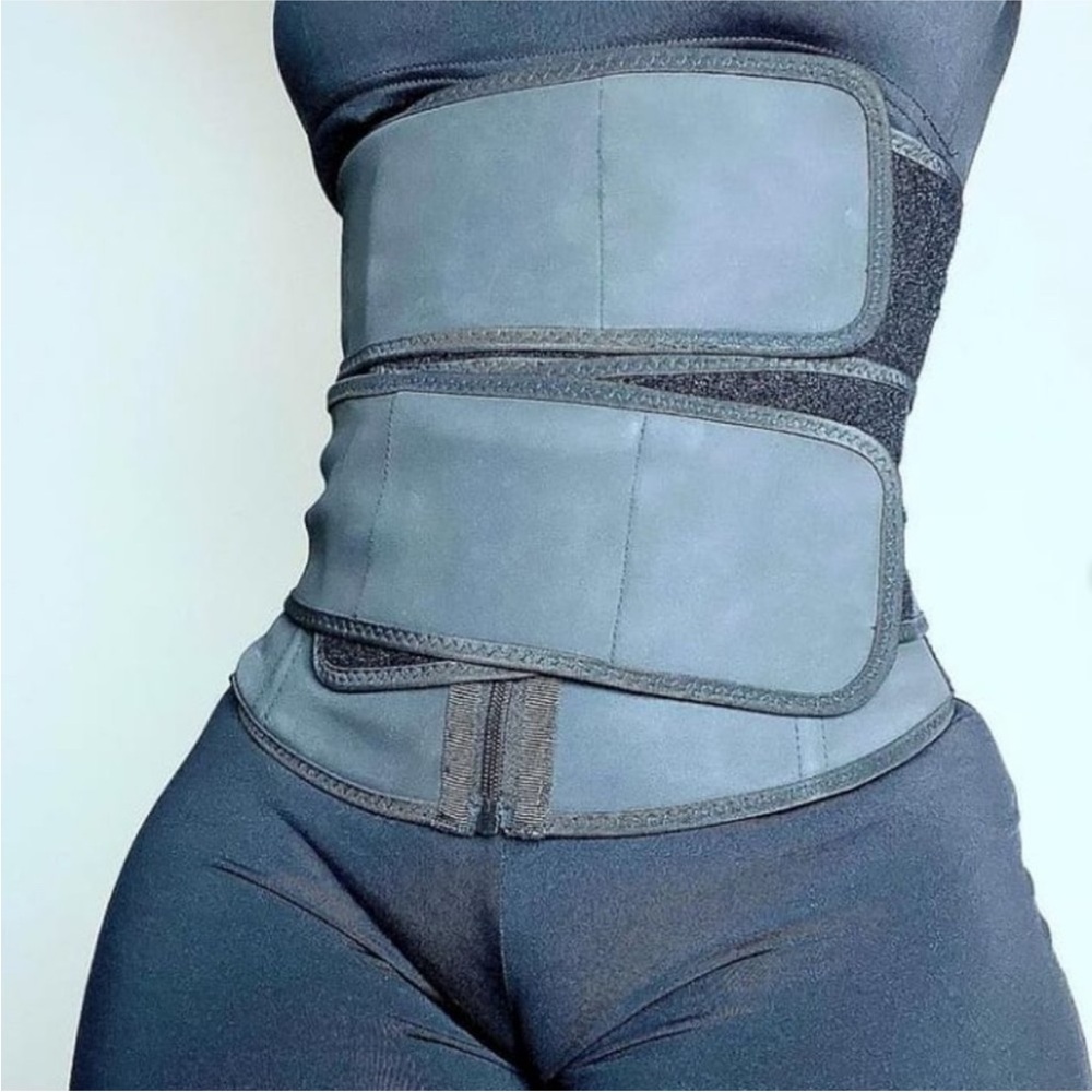 Womens Corset Latex Waist Trainer Shapewear - Picture 11 of 13